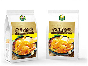 錦尚園養(yǎng)生湯雞包裝袋設(shè)計(jì)
