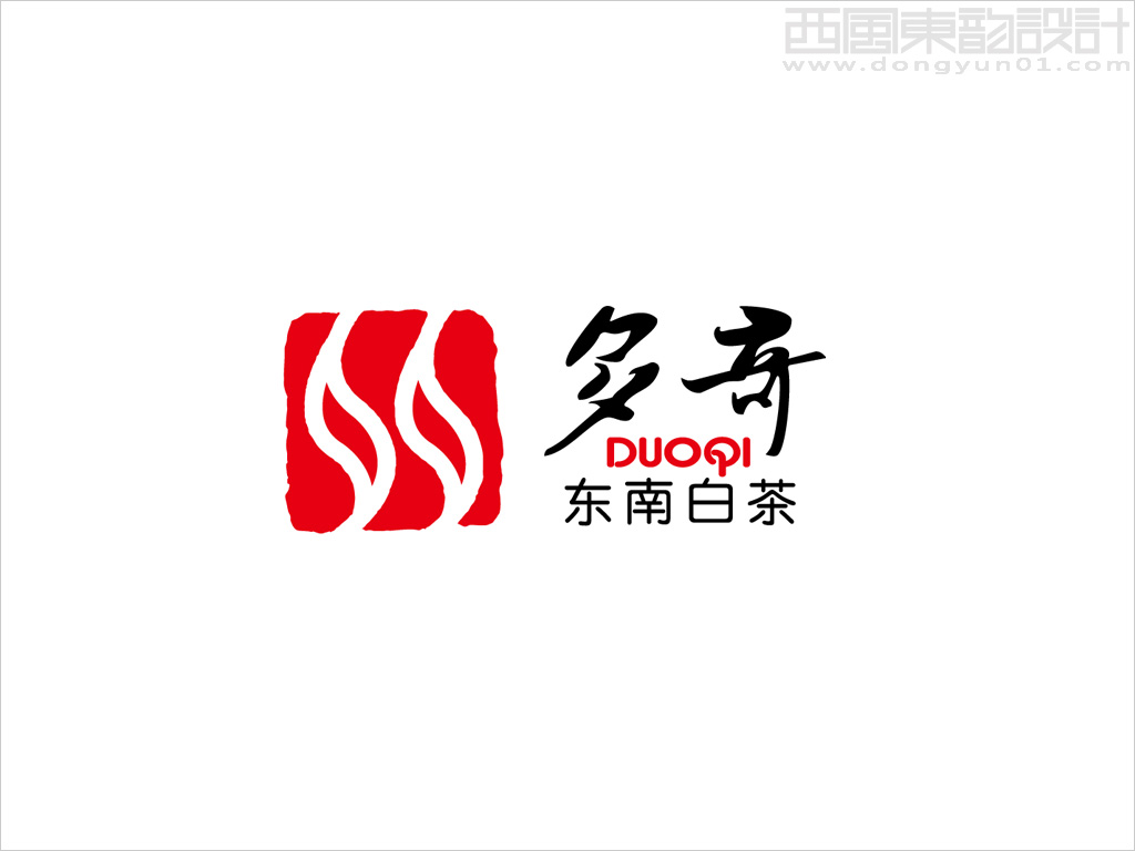 多奇東南白茶茶葉品牌logo設(shè)計