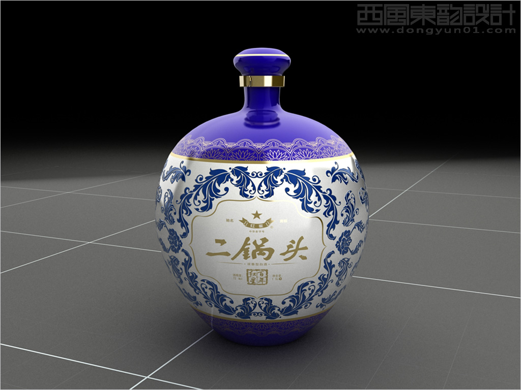 紅星二鍋頭白酒瓶型設(shè)計