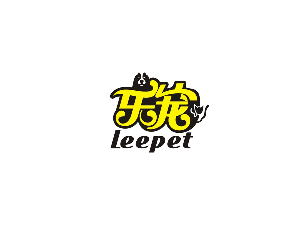 樂寵寵物用品店連鎖機(jī)構(gòu)logo設(shè)計