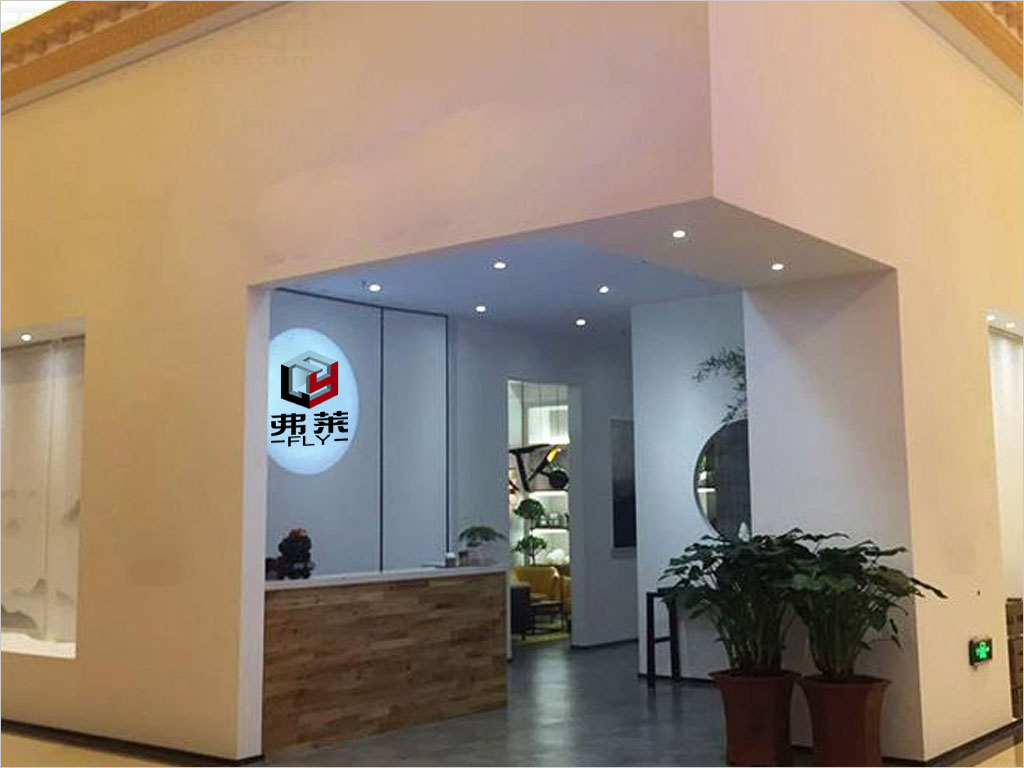 北京弗萊空間設(shè)計(jì)機(jī)構(gòu)前臺形象墻設(shè)計(jì)圖