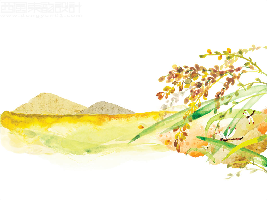 中國農(nóng)業(yè)機械化科學研究院五常大米包裝設(shè)計核心元素插畫設(shè)計 中國農(nóng)業(yè)機械化科學研究院五常大米包裝設(shè)計核心元素插畫設(shè)計