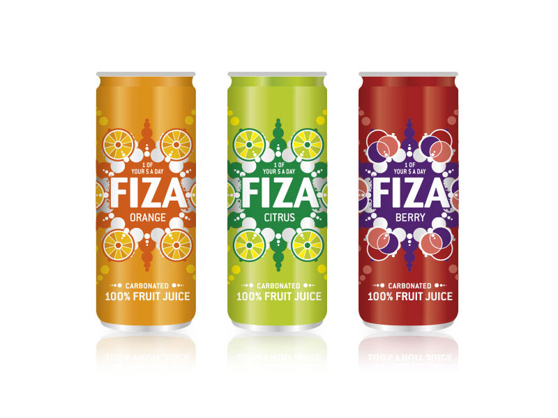 FIZA 飲料包裝設計 FIZA 飲料包裝設計
