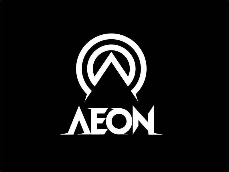 粗糙和吵鬧的音樂(lè)logo設(shè)計(jì)