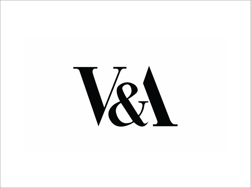V＆A logo設(shè)計，由Alan Fletcher在1990年設(shè)計，至今仍在使用