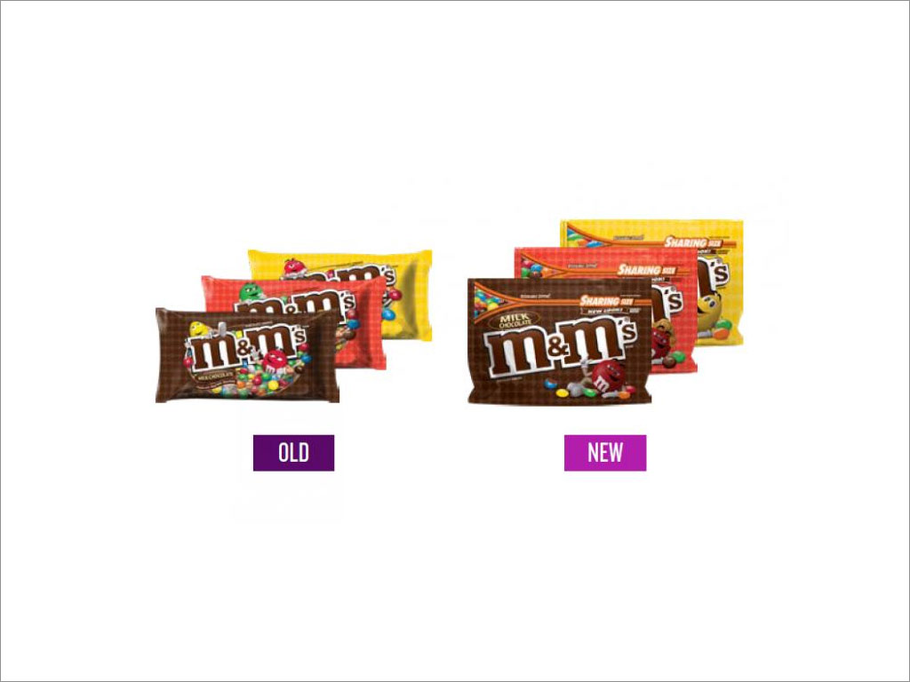 M&M's(US):重新設(shè)計的包裝 M&M's(US):重新設(shè)計的包裝