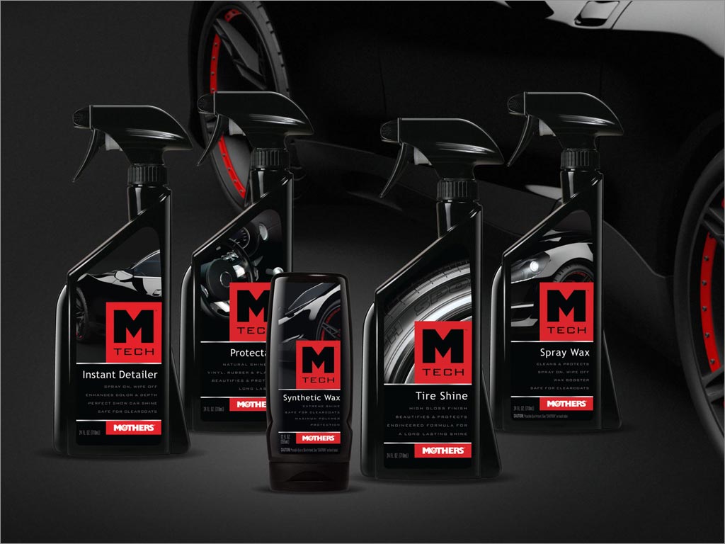 美國(guó)MOTHERS汽車美容護(hù)理產(chǎn)品包裝設(shè)計(jì)