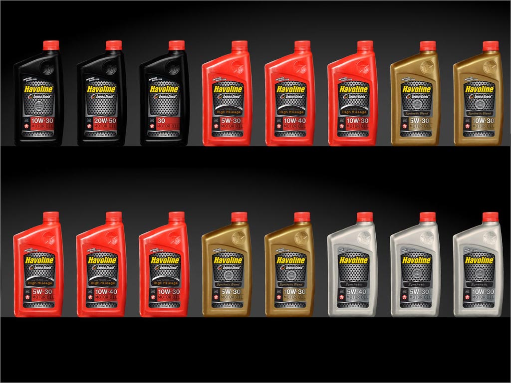 金富力Havoline潤滑油日化用品包裝設(shè)計