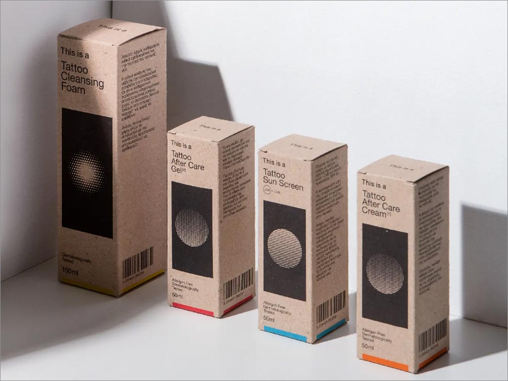 This is a 紋身后護(hù)理化妝產(chǎn)品包裝設(shè)計(jì)