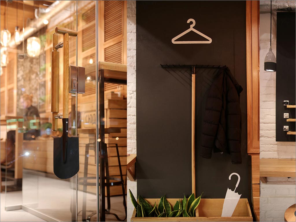 門(mén)把手由鏟子制成