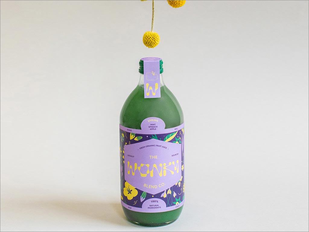 德國The Wonky Blend Co.春季果汁飲料包裝設(shè)計(jì)