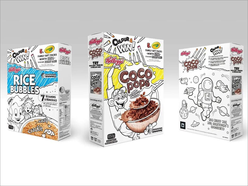 Kellogg's充滿童趣的嬰兒食品包裝設(shè)計