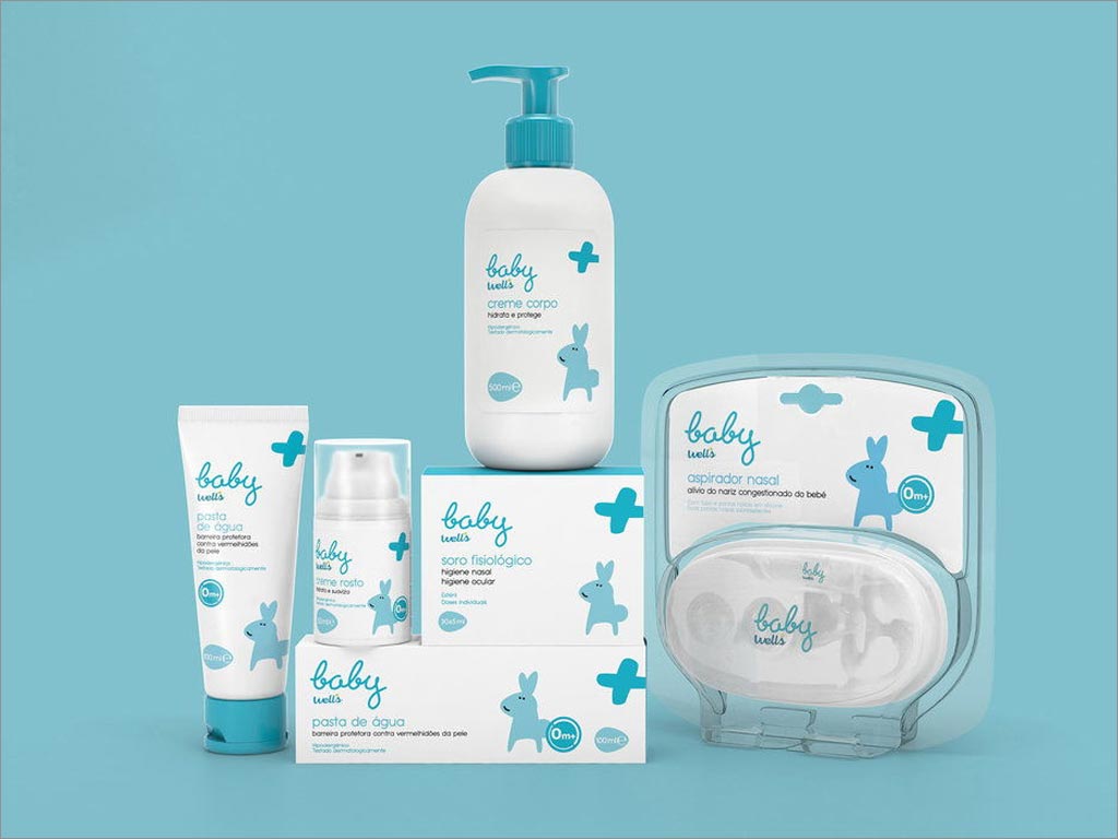 葡萄牙Baby Well's嬰兒護膚品包裝設(shè)計