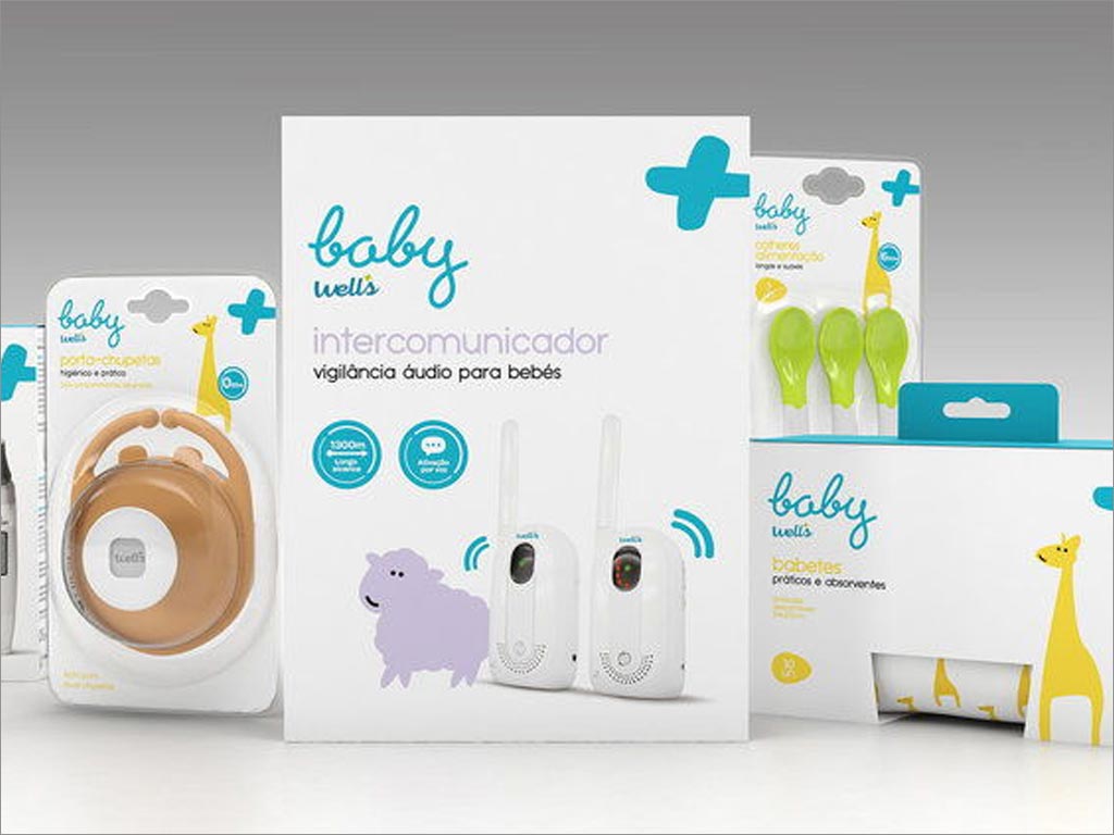 葡萄牙Baby Well's嬰兒護膚品包裝設(shè)計