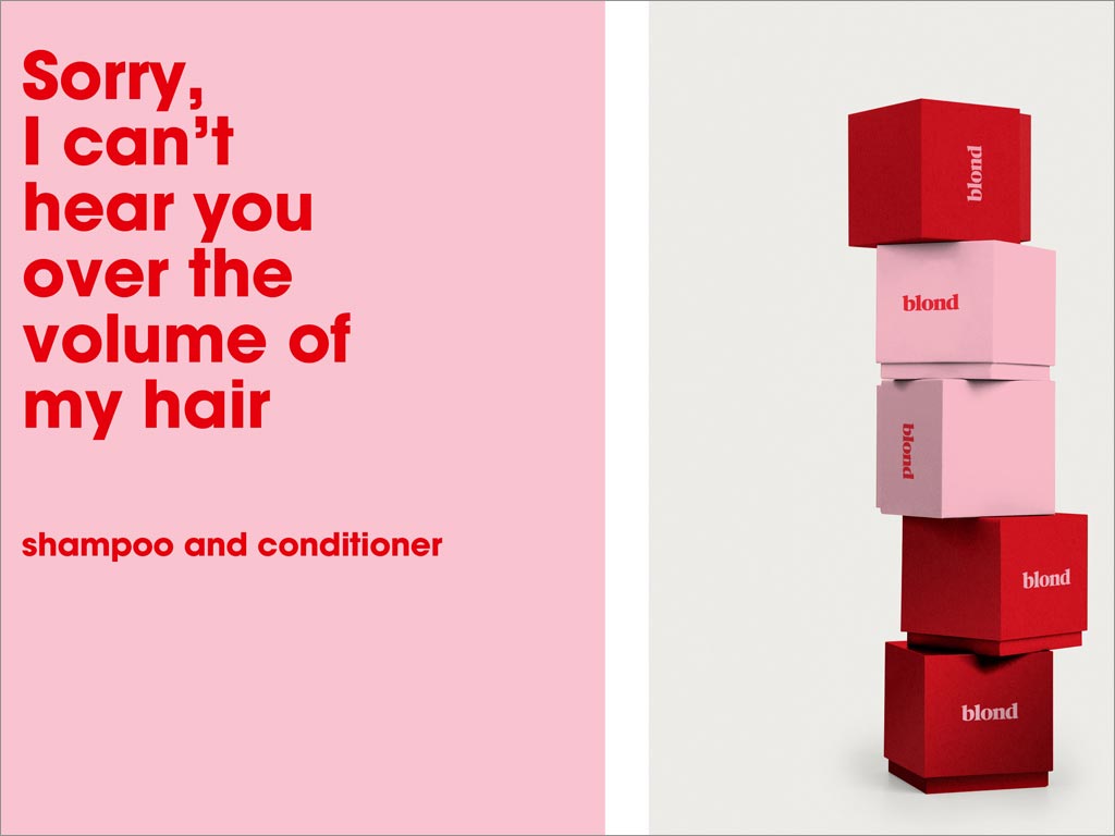 美國Blond洗發(fā)水包裝設(shè)計