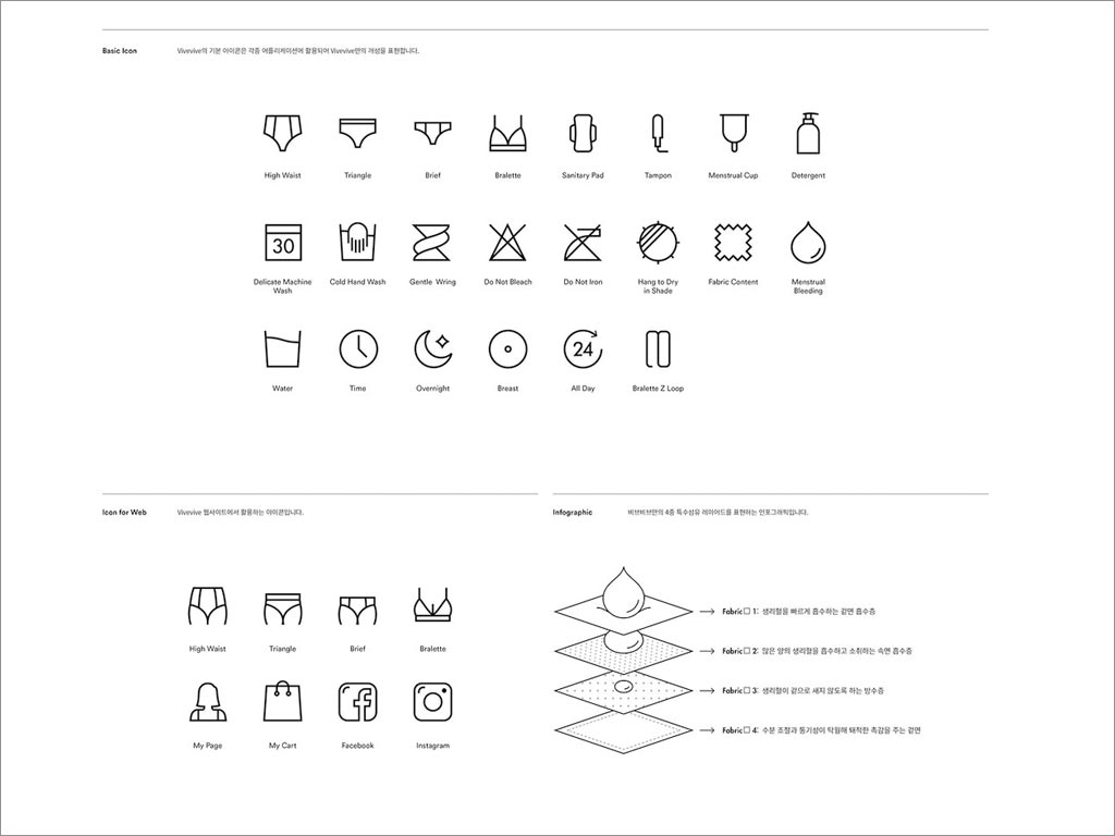 韓國Vivevive內(nèi)衣品牌標識圖形設(shè)計