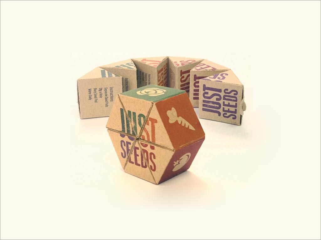讓我們從這個(gè)有趣的異形形種子包裝設(shè)計(jì)開始。