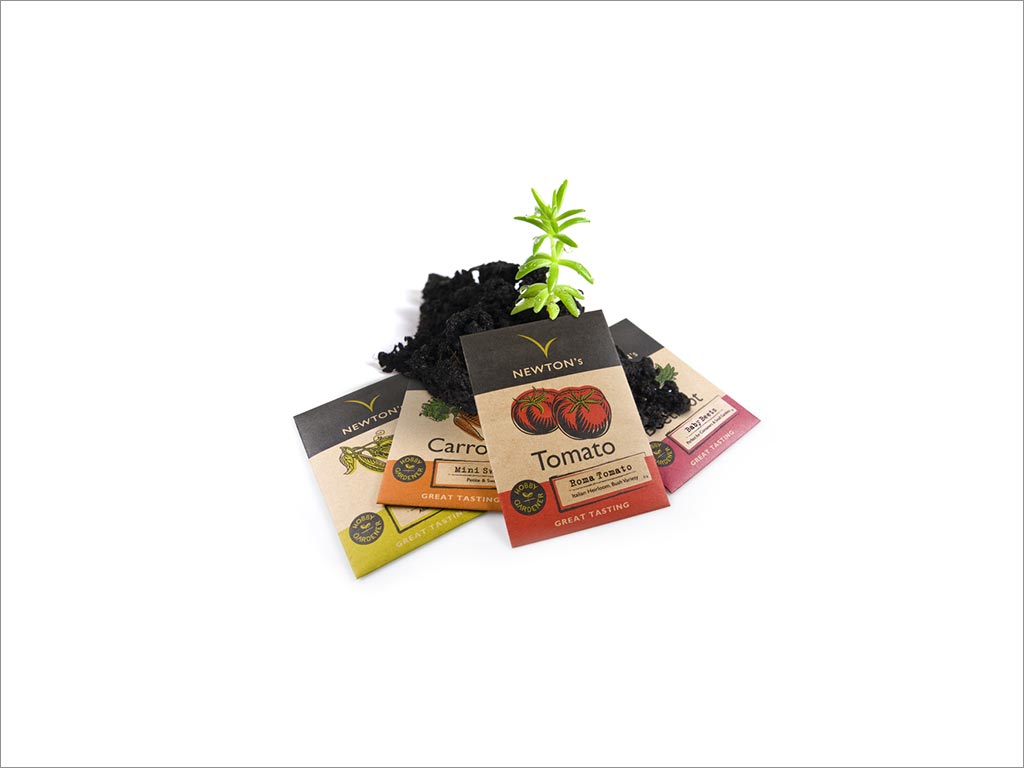 漂亮的種子包裝設(shè)計(jì)，不太花哨，但仍然現(xiàn)代而新鮮