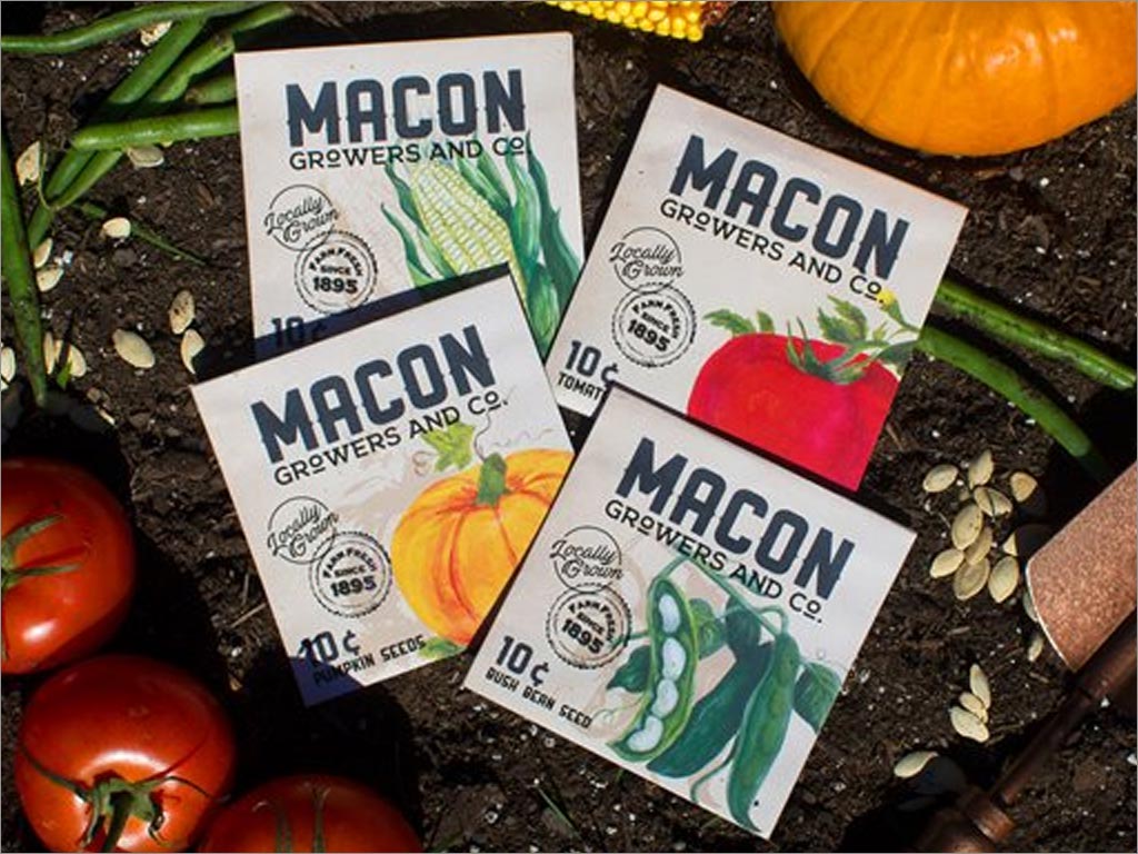 出色的種子包裝設(shè)計(jì)，喜歡南瓜和番茄的鮮艷色彩