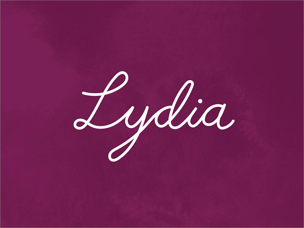 Lydia’s Love Locks護發(fā)素品牌logo設計