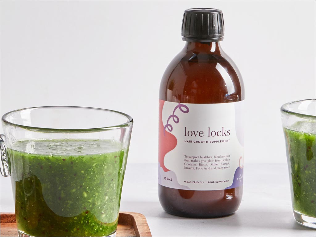 Lydia’s Love Locks護發(fā)素包裝設計之實物照片