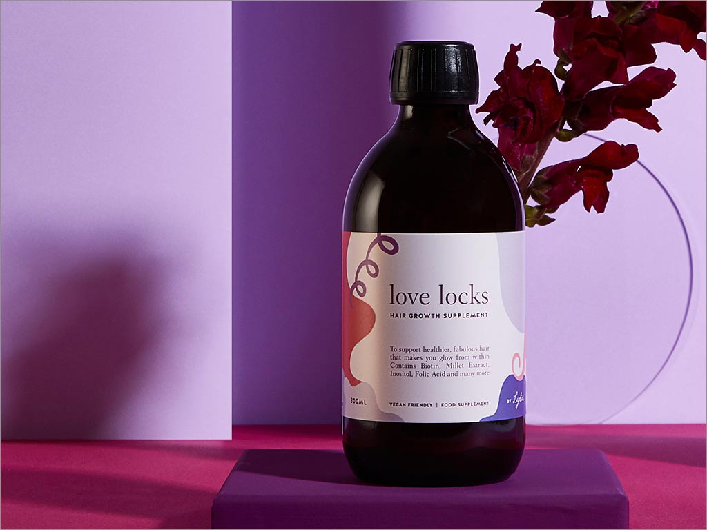 Lydia’s Love Locks護發(fā)素包裝設計之實物照片