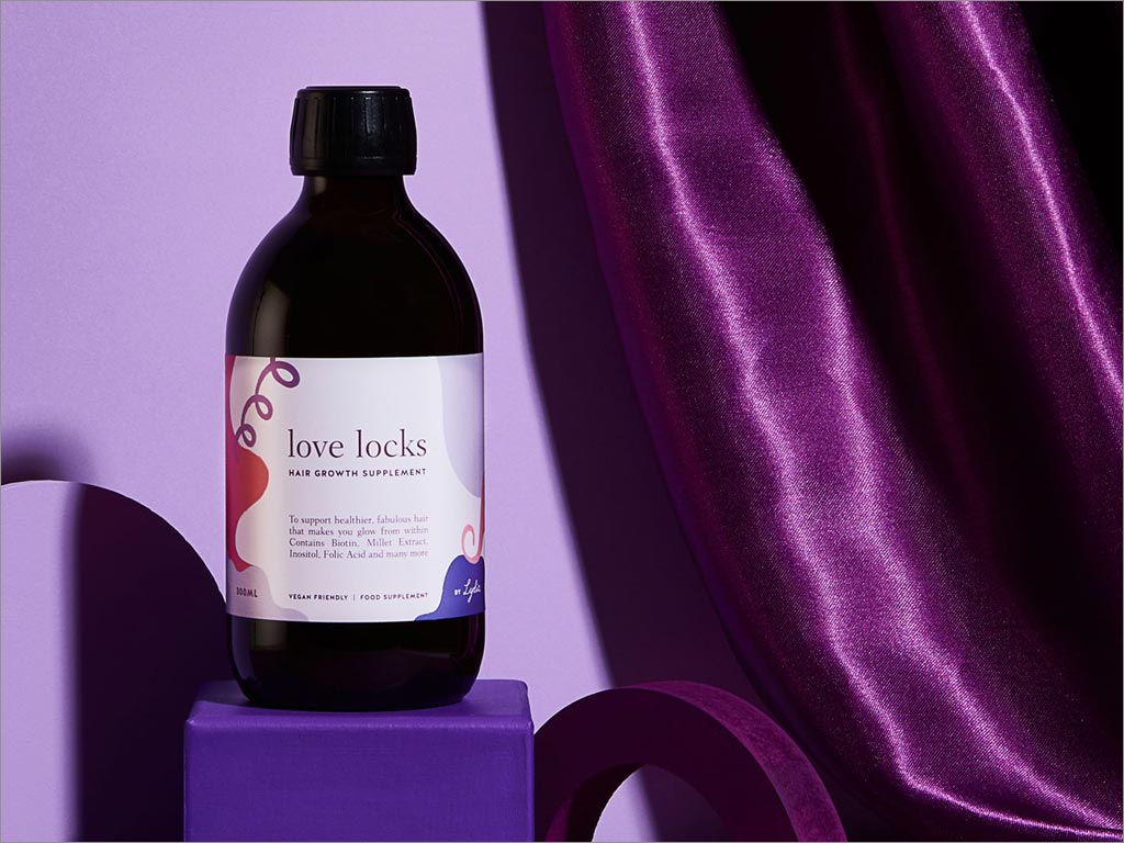 Lydia’s Love Locks護發(fā)素包裝設計之實物照片