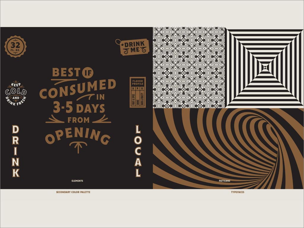 Reve啤酒公司vi設計之輔助圖形設計