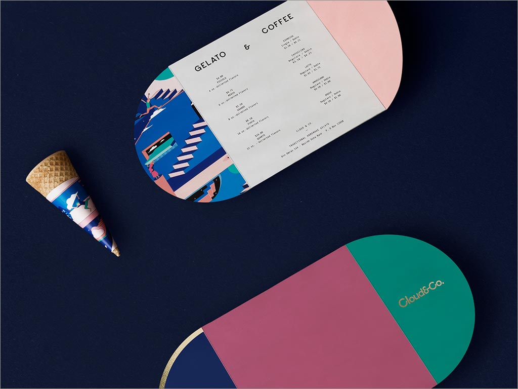 卡塔爾Cloud＆Co.冰淇淋包裝設(shè)計