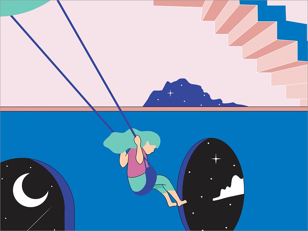 卡塔爾Cloud＆Co.品牌形象之插圖設(shè)計