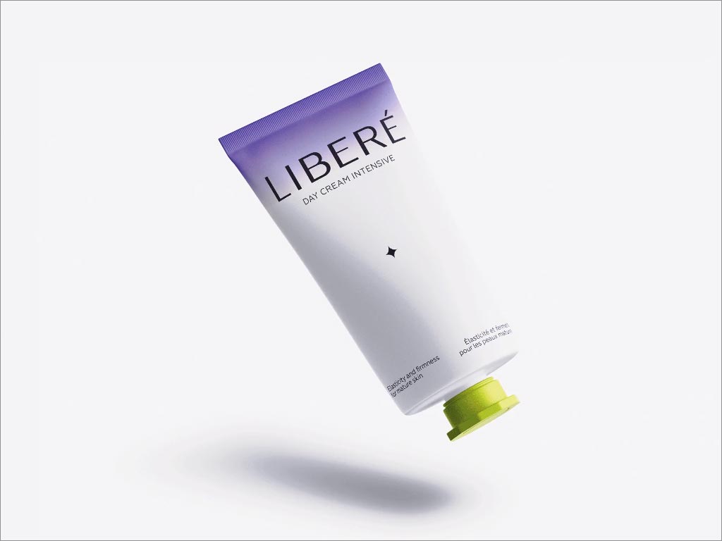 奇特而時尚的LIBERé護膚品軟管包裝設(shè)計