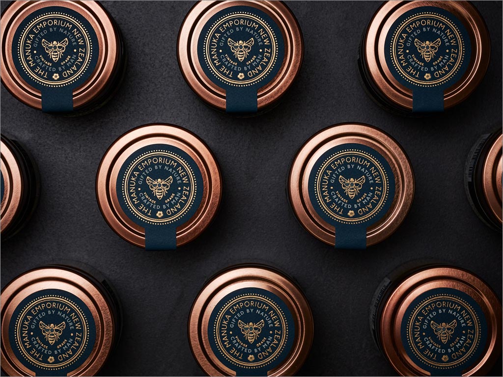 新西蘭Manuka蜂蜜包裝設(shè)計之盒蓋設(shè)計