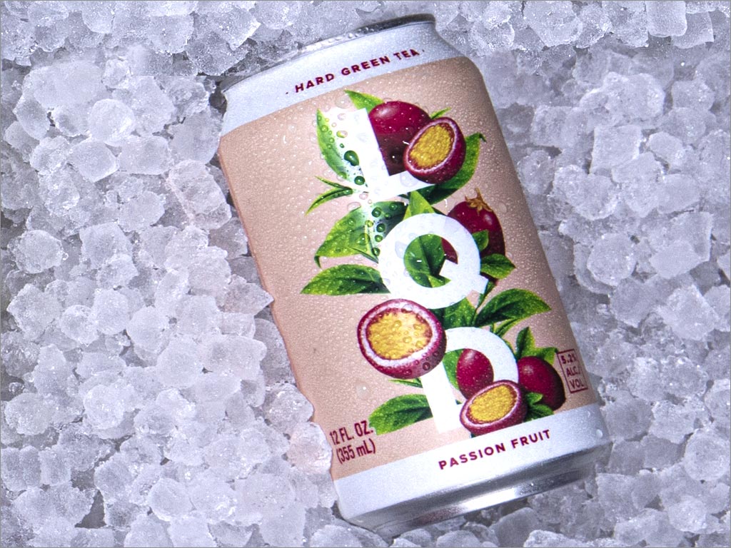美國LQD百香果綠茶飲料包裝設(shè)計(jì)