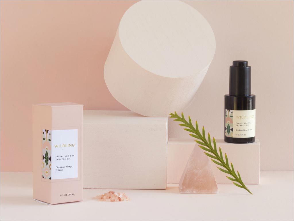 法國Wilding精油護膚產(chǎn)品包裝盒瓶簽設計