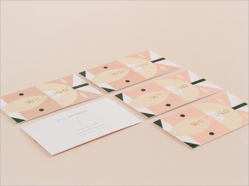 法國Wilding精油護膚產(chǎn)品名片設計