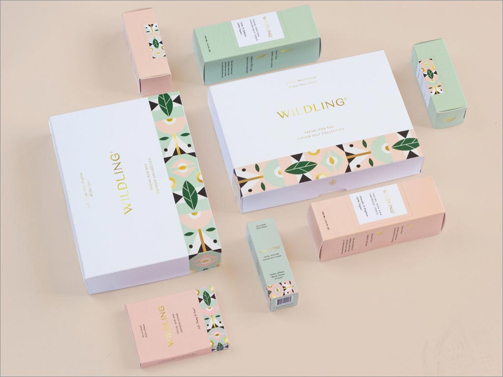 法國Wilding精油護膚產(chǎn)品包裝設計之實物照片