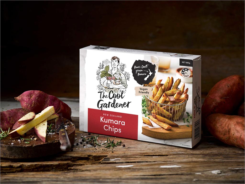 新西蘭The Cool Gardener速凍方便食品之薯條包裝設(shè)計