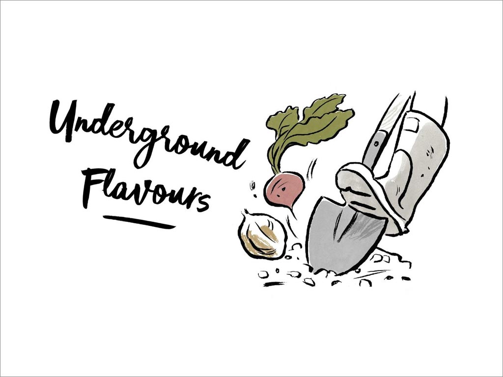 新西蘭The Cool Gardener速凍食品包裝設(shè)計之插畫設(shè)計