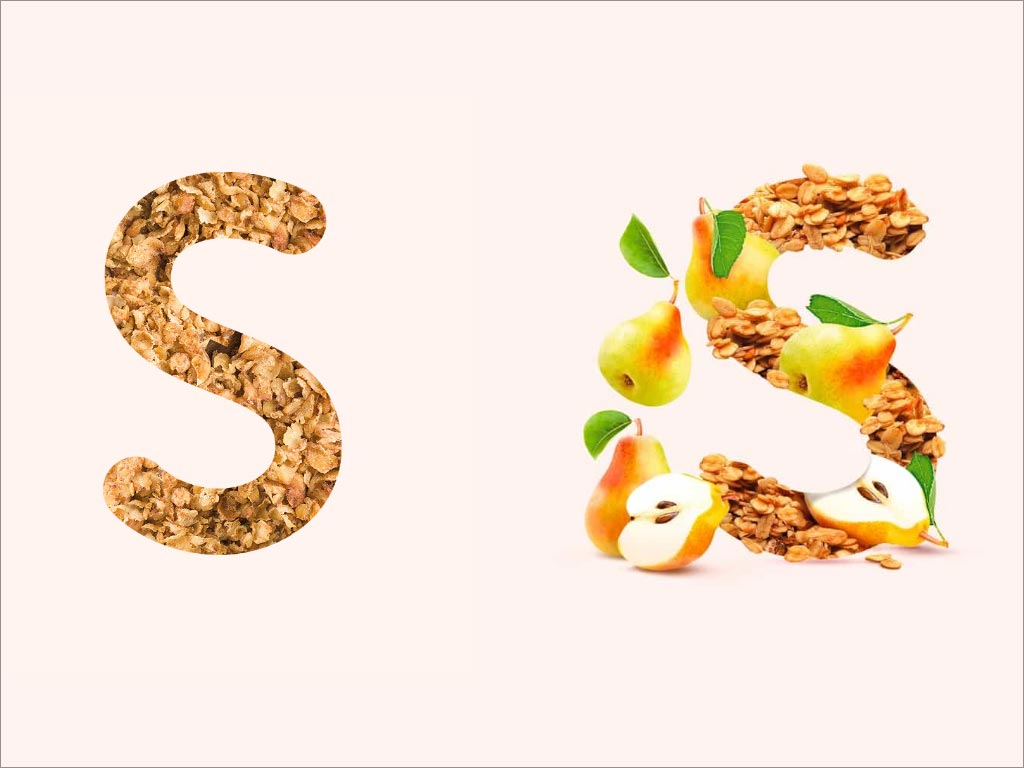 俄羅斯Вкуснотеево水果酸奶包裝設(shè)計之核心圖形概念圖