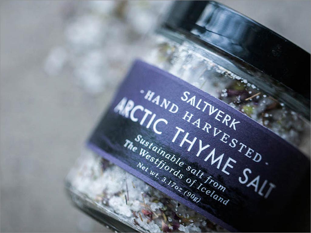 冰島SALTVERK食用鹽瓶簽包裝設(shè)計