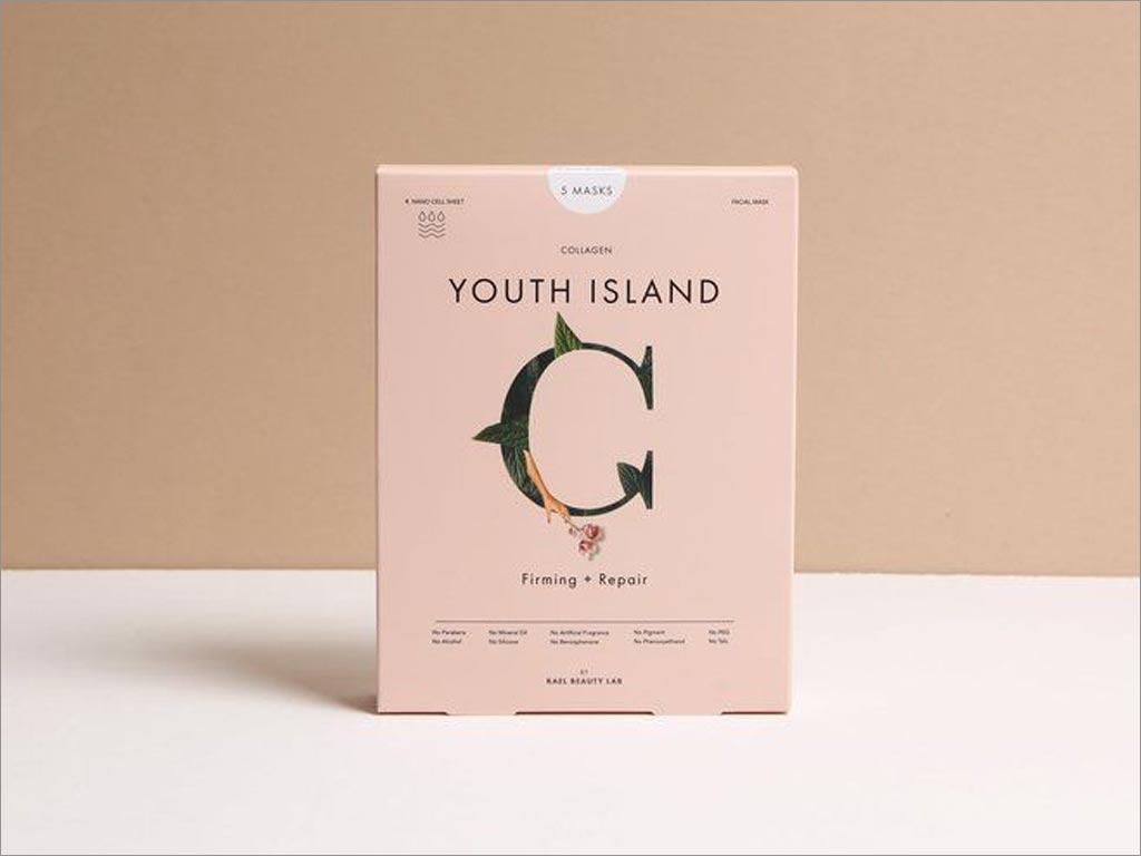 美國Rael緊致修復(fù)面膜包裝設(shè)計