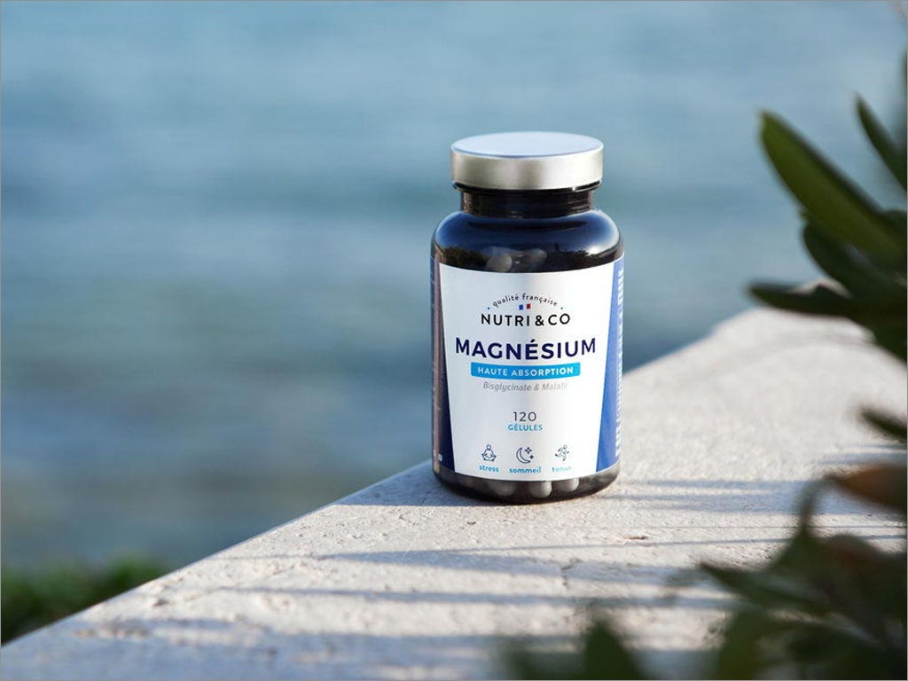 法國Nutri＆Co保健食品補(bǔ)充劑標(biāo)簽包裝設(shè)計