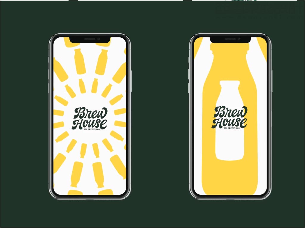 Brewhouse Tea冰茶飲料手機端網站設計設計