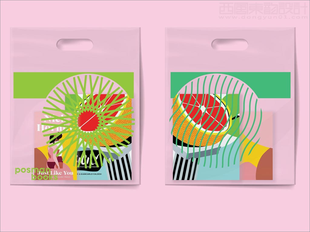 美國(guó)Posman書店圖書品牌形象設(shè)計(jì)之手提袋設(shè)計(jì)