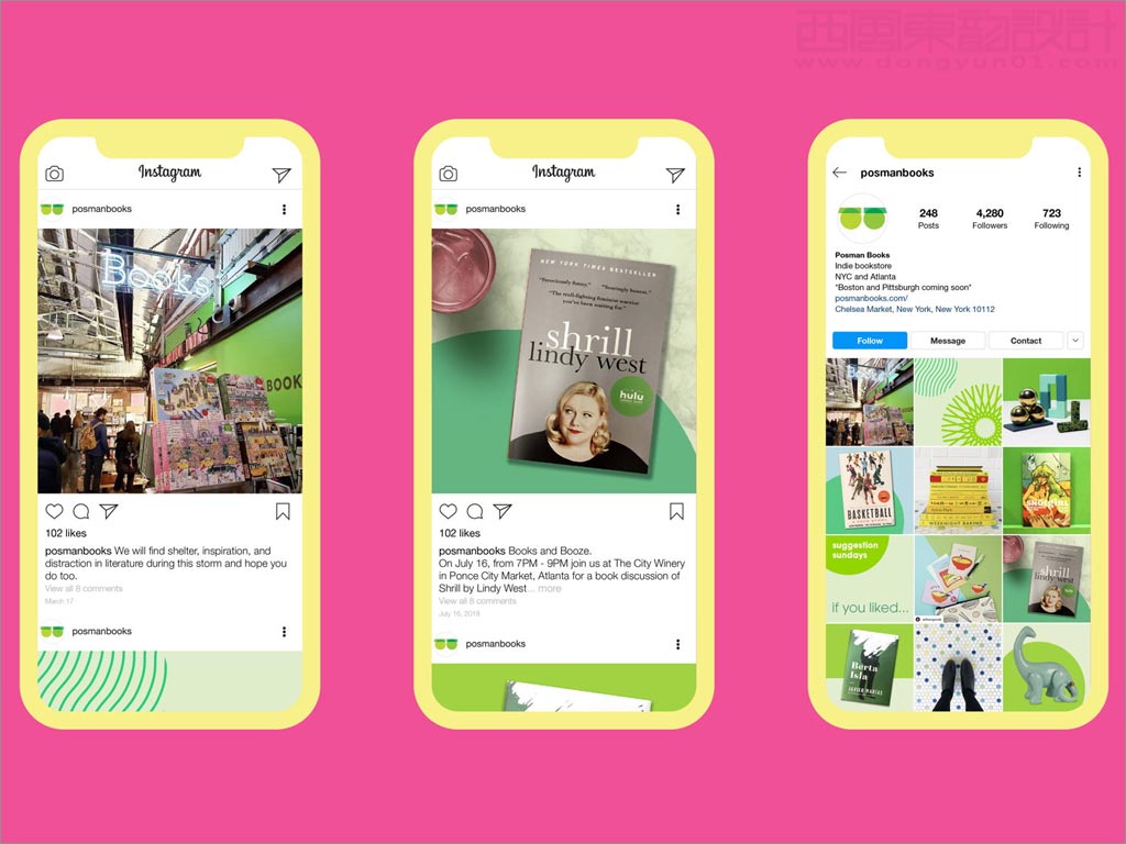 美國(guó)Posman書店圖書品牌形象設(shè)計(jì)之移動(dòng)端網(wǎng)站頁面設(shè)計(jì)