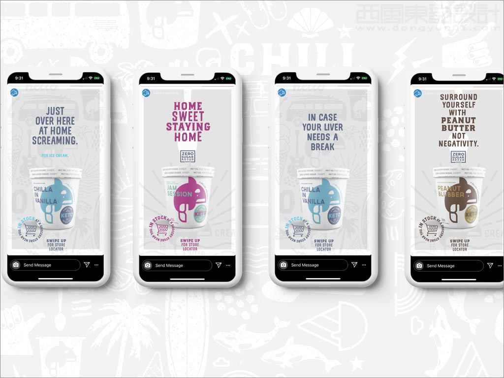 Killer Creamery無糖冰激凌移動(dòng)端網(wǎng)站設(shè)計(jì)設(shè)計(jì)