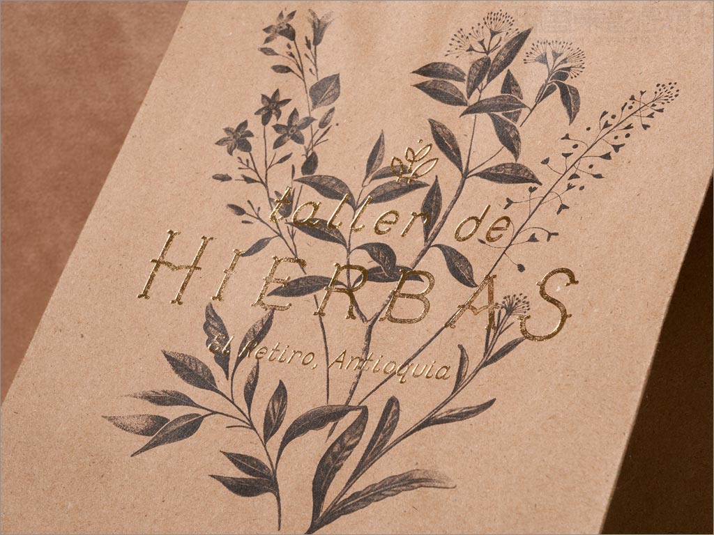 美國(guó)Taller de Hierbas護(hù)膚和健康產(chǎn)品包裝設(shè)計(jì)之局部細(xì)節(jié)展示