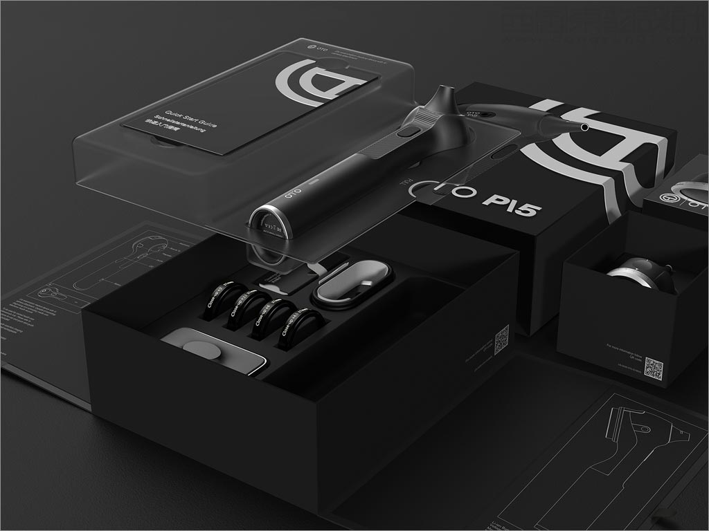 英國Oto耳朵智能檢測儀器醫(yī)療器械包裝設(shè)計(jì)