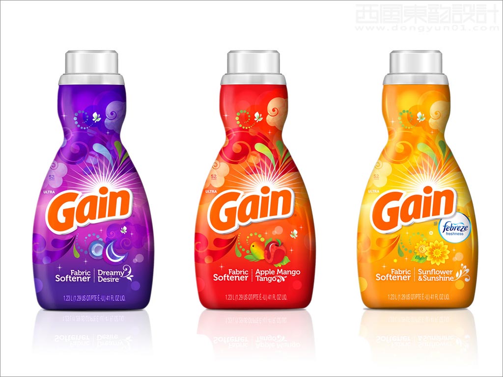 美國Gain洗衣液日化用品包裝設(shè)計