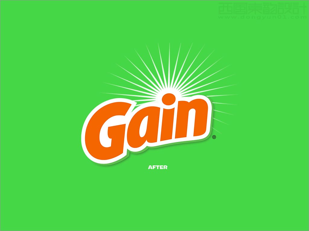 美國Gain洗衣液洗衣凝珠日化用品logo設(shè)計